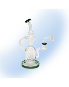Monark Glass Inline Dab Recycler | 9"