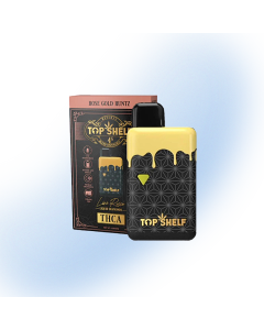 TOP SHELF HEMP THCA BLEND 4G DISPOSABLE - Rose Gold Runtz