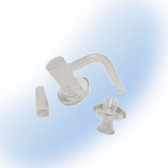 Monark Etched Quartz Banger Set | 10mm Male