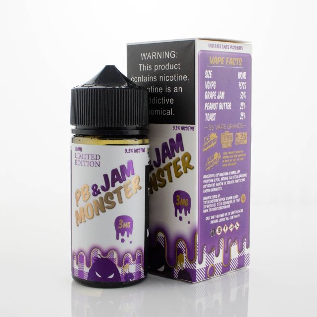 PB & Jam by Jam Monster - 100ml - Grape
