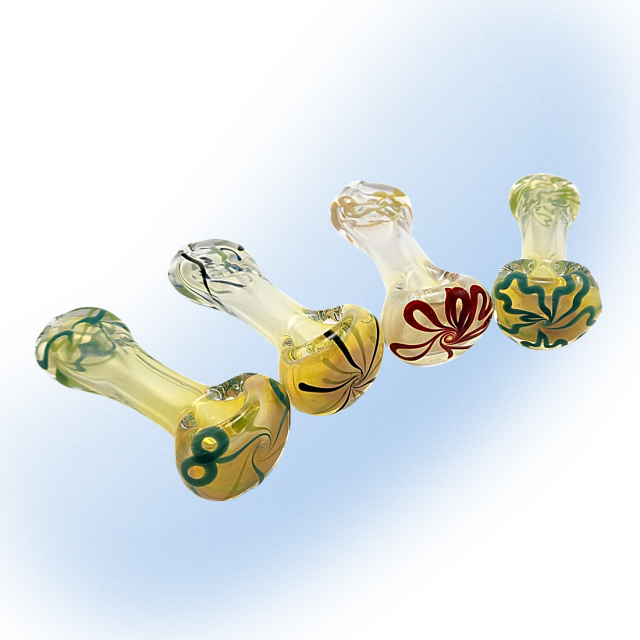 I/O Fumie Color Squiggle Spoon  4" | TKO Glass