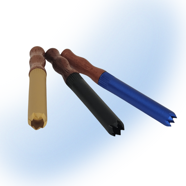 The Digger Tobacco Taster – Aluminum Bat w/Wood Mouthpiece Assorted Colors