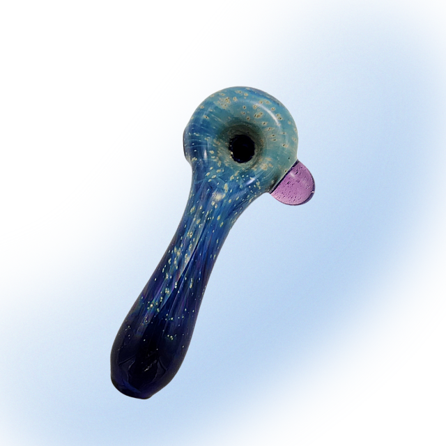 Black Space Spoon Lrg - Devil's Own Glass - USA Made
