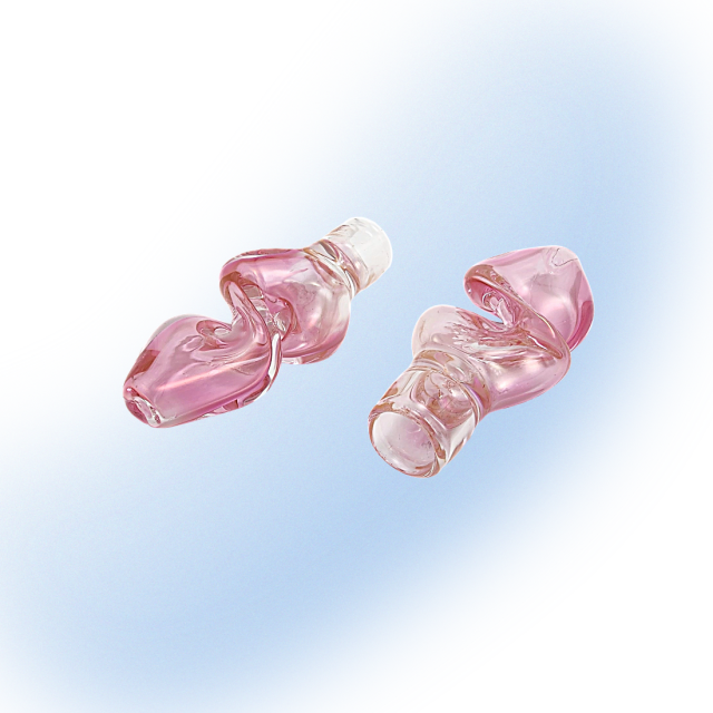 Thick Fumed Glass Twist Chillum Pipe