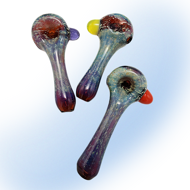 Small Glass Spoon Pipe 3.25" - Devil's Own Glass - USA Made