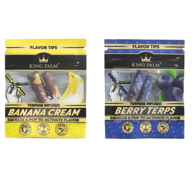 king palm flavored tips for joint or blunt rolling