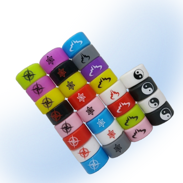Large Silicone Vape Bands | Silicone Tank Sleeve Protectors | 22-24mm