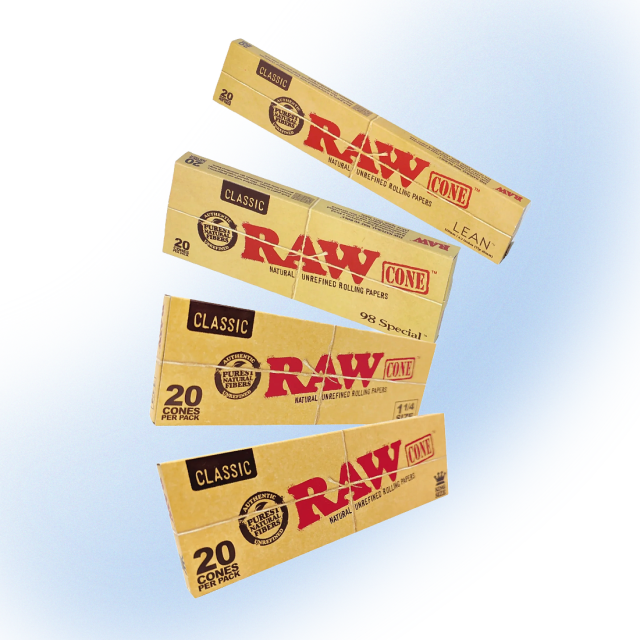 Raw Classic 20 Count Rolling Cone Options at Upper Limits