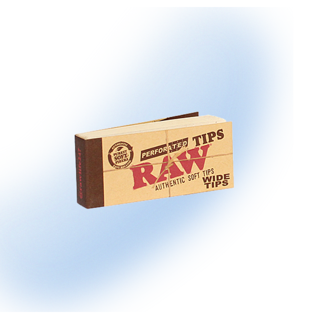 RAW Perforated Wide Tips Pack | Rolling Filter Tips Wide Size